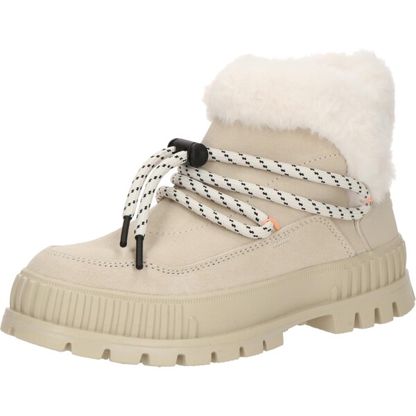 Palladium Šnurovacie členkové čižmy Pallashock Lo Hiver svetlobéžová 65894407