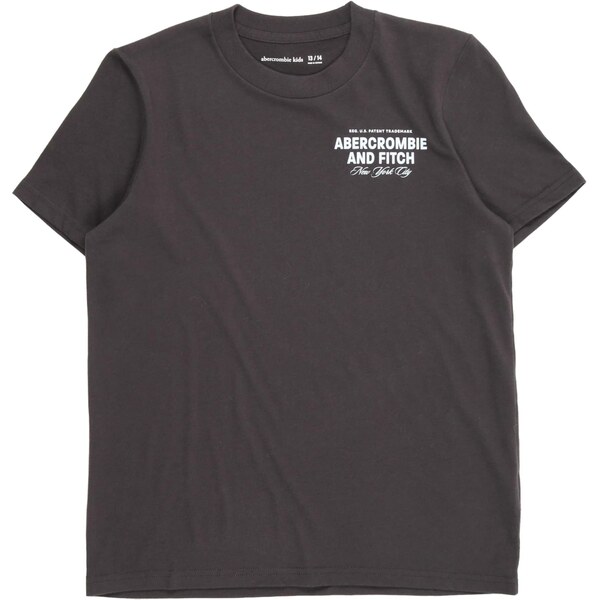 Abercrombie & Fitch Tričko CITY STACK čierna / biela 65894377