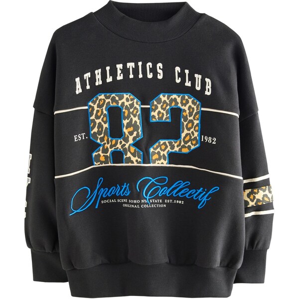 Next Mikina tmavomodrá / hnedá / tmavožltá / čierna / prírodná biela 65886900