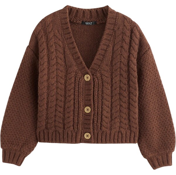 Next Kardigán čokoládová 65887093