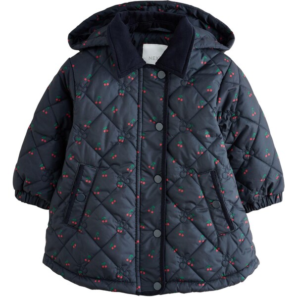 Next Kabát námornícka modrá / zelená / jasne červená 65887876