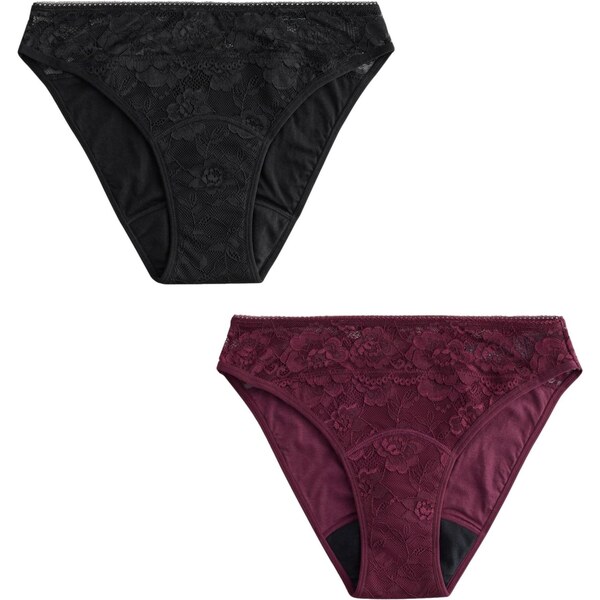 Next Nohavičky cyklaménová / čierna 65663471