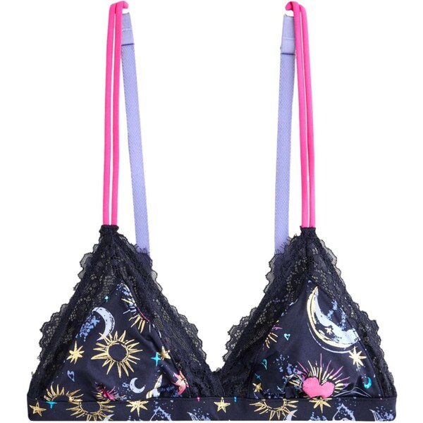 Next Podprsenka CoppaFeel X Next tmavomodrá / žltá / levanduľová / 65731581