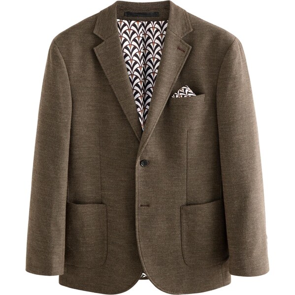 Next Biznis sako hnedá 65966642