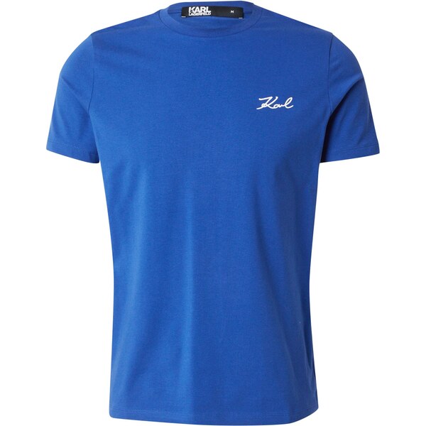 Karl Lagerfeld Tričko kráľovská modrá / biela 65493318