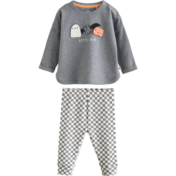 Next Set Halloween svetlobéžová / antracitová / čierna / biela 65888083