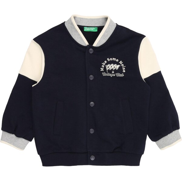 UNITED COLORS OF BENETTON Prechodná bunda námornícka modrá / sivá 65894364