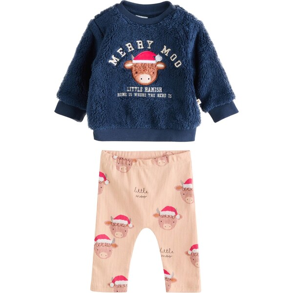 Next Set béžová / námornícka modrá / červená 65891857