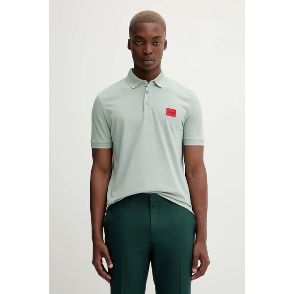 Bavlnené polo tričko HUGO Dereso222 65489515