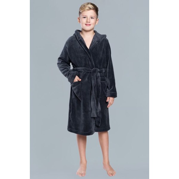 Italian Fashion Detský župan Mimas sivý 35502050