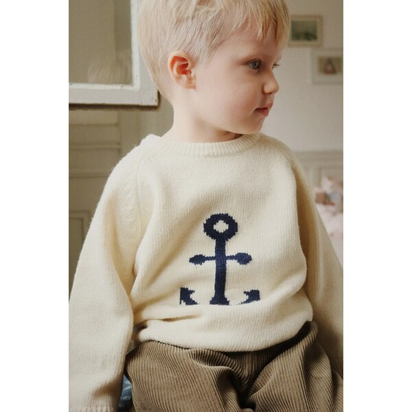 Detský sveter Konges Sløjd ANCHOR KNIT SWEATER 65496508
