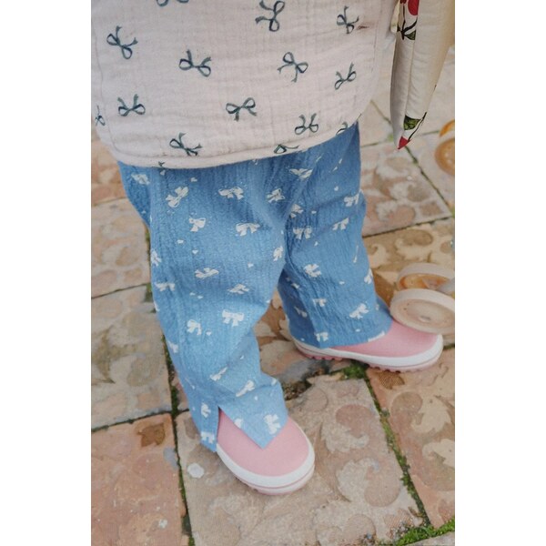 Detské bavlnené nohavice Konges Sløjd VIDA PANTS GOTS 65496462