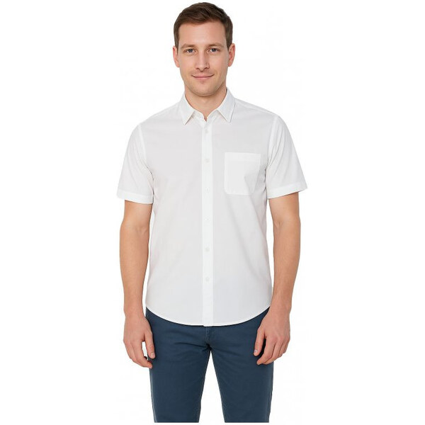 Košeľa BOSS Relegant_6-short_M BIANCO (50537331-100) 65556375