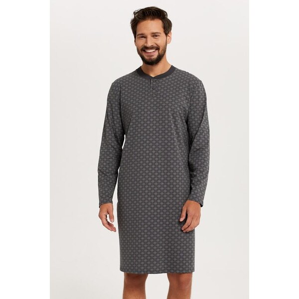 Italian Fashion Pánska nočná košeľa Balmer sivá 50057973