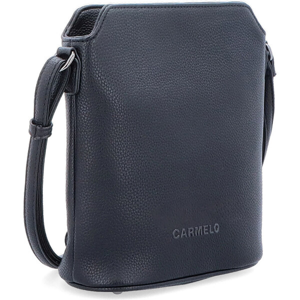 Kabelka zo syntetickej kože crossbody Carmelo čierna 4277 C 45814489