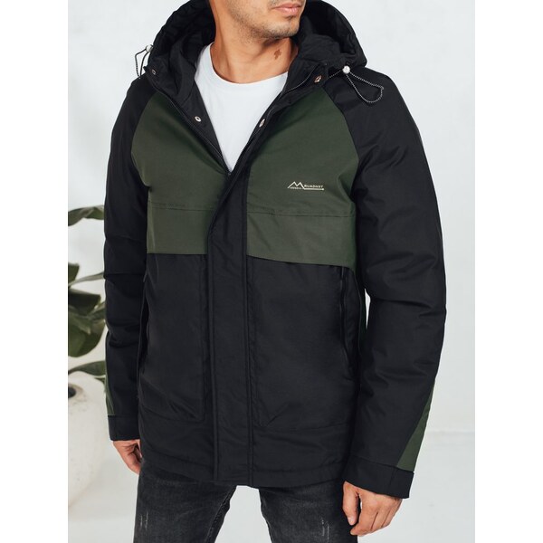 Dstreet Športová prechodná zeleno-čierna bunda 65489784