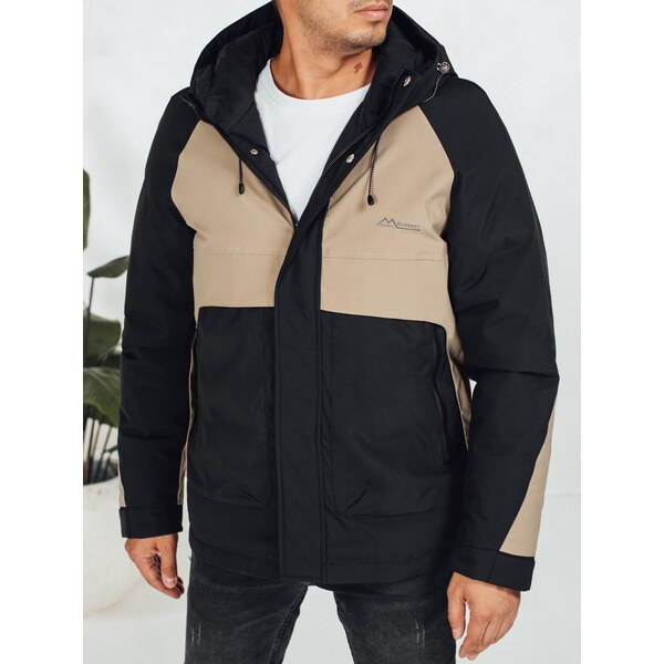 Dstreet Športová prechodná béžovo-čierna bunda 65489786