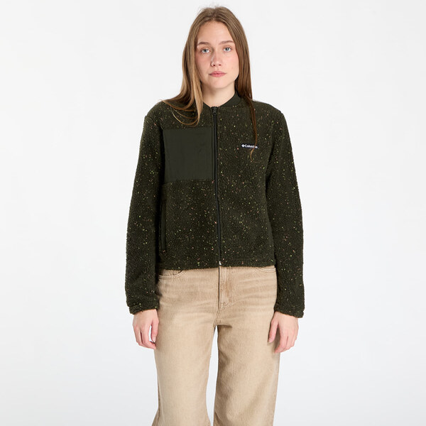 Mikina Columbia Stellar Path Fleece Bomber Full Zip Greenscape M 65490127