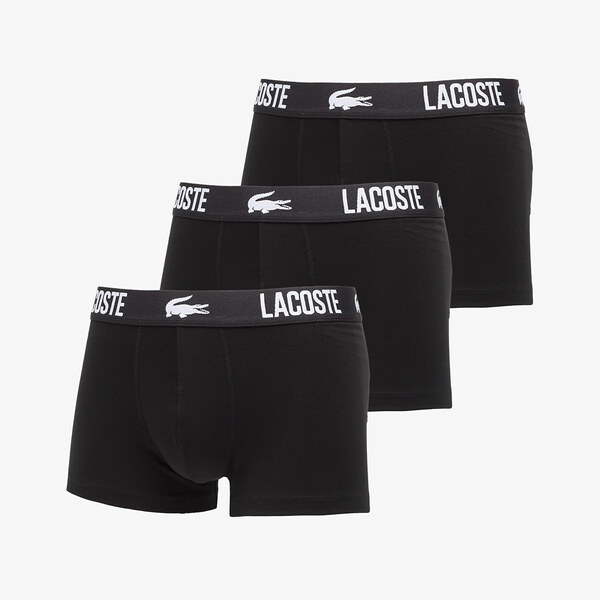 Boxerky LACOSTE 3-Pack Trunk Black XL 65490074