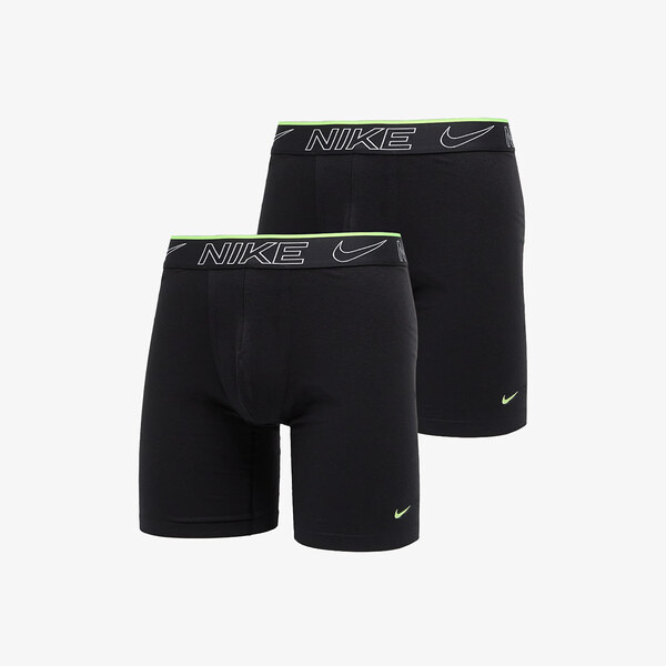 Boxerky Nike Elite Cotton Stretch Long Boxer Brief 2-Pack Black L 65490078