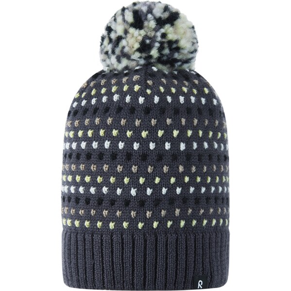 Detská zimná čiapka Reima Pampula čierna/sivá 65491145