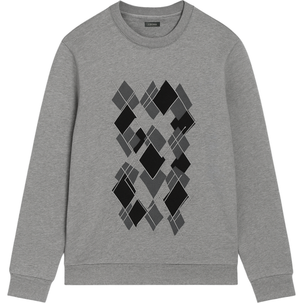 Z ZEGNA Graphic Grey mikina 65490610