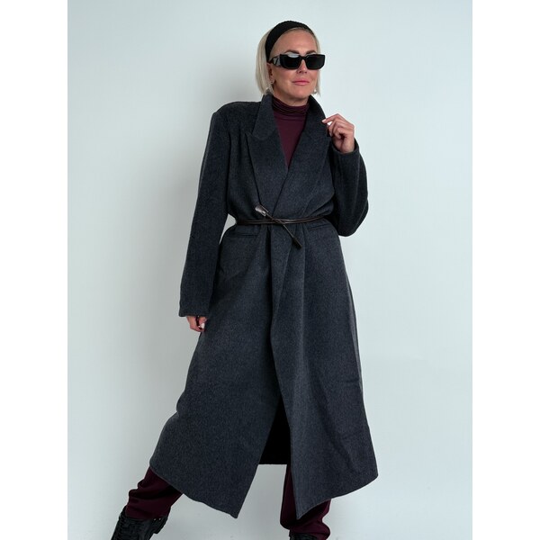 LUMINA Antracitový kabát MINIMALIST 65491327