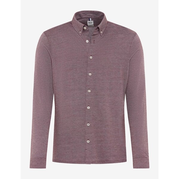 Pánska bordová jersey košeľa BRAX modern fit 65491832