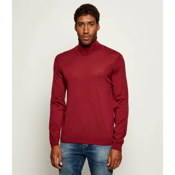 BOSS BLACK Vlnený rolák Musso-P | Slim Fit 65493971