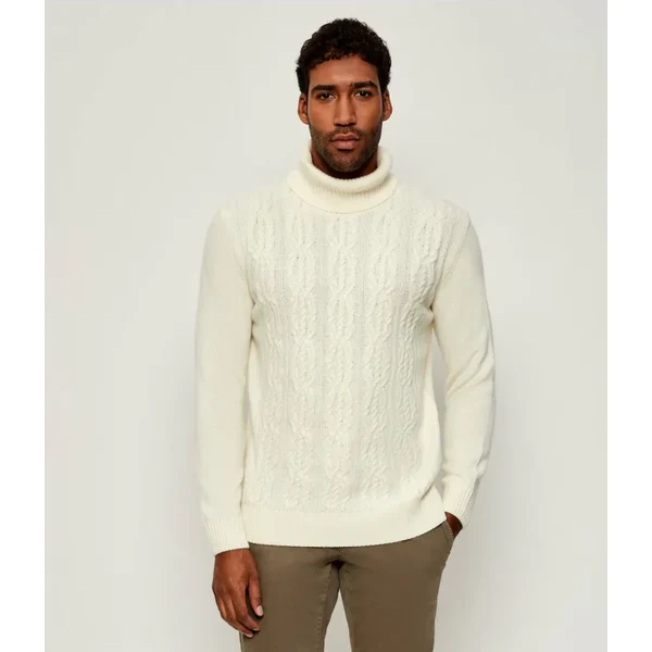 Oscar Jacobson Rolák Steven | regular fit | s prímesou vlny a kašmíru 65493998