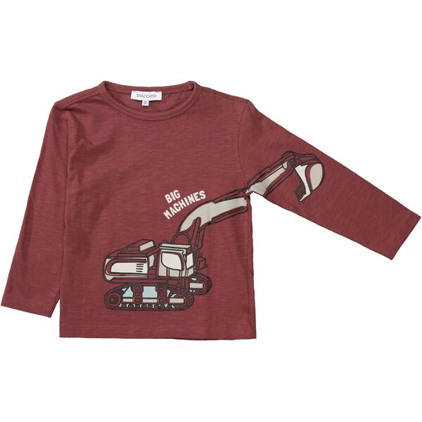 STACCATO Tričko tmavohnedá / kamenná / čierna / šedobiela 65493184