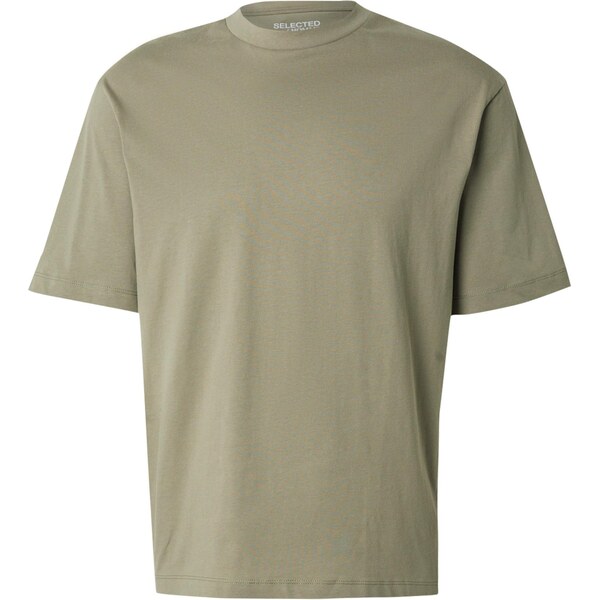 SELECTED Tričko SLHCOLMAN tmavošedá 65493197