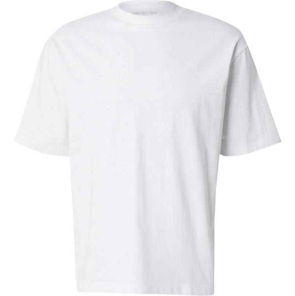 SELECTED Tričko SLHCOLMAN biela 65493199