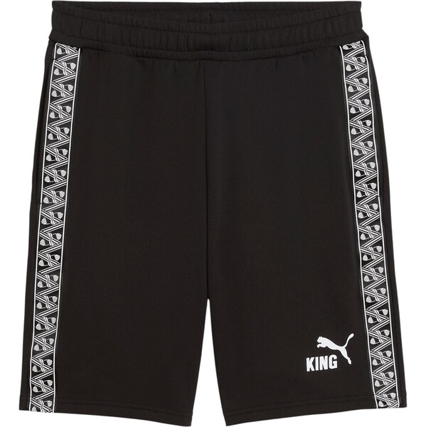 PUMA Športové nohavice TeamKING čierna / biela 65493903