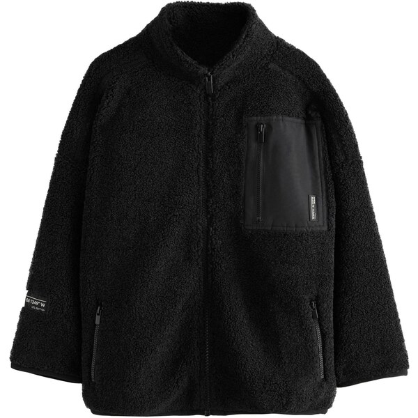 Next Flisová bunda čierna 65663312