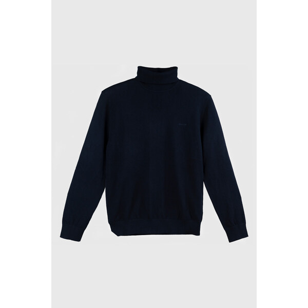 ROLÁK GANT COTTON CASHMERE TURTLENECK EVENING BLUE 65493083