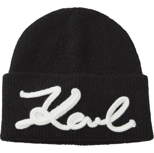 Karl Lagerfeld Čiapky čierna / biela 65560084