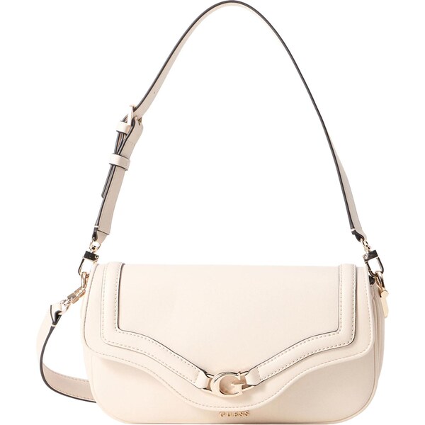 GUESS Kabelka na rameno DEA FLAP SHOULDER BAG biela ako vlna 65494852