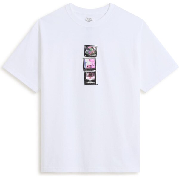 VANS Tričko Vee Tv zelená / fialová / čierna / biela 65888466