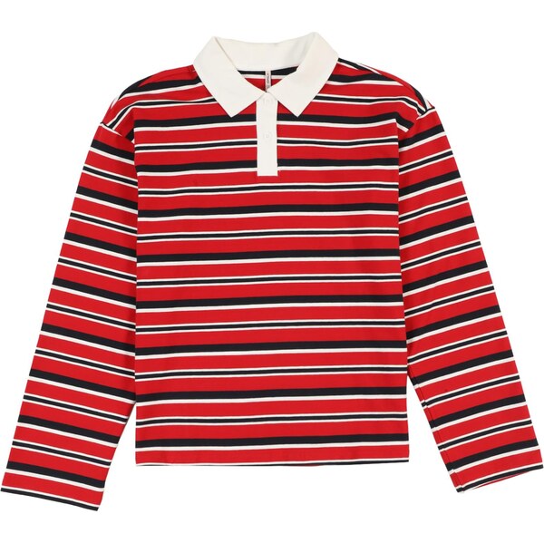 ONLY GIRLS Tričko KOGRuby jasne červená / čierna / biela 65890310