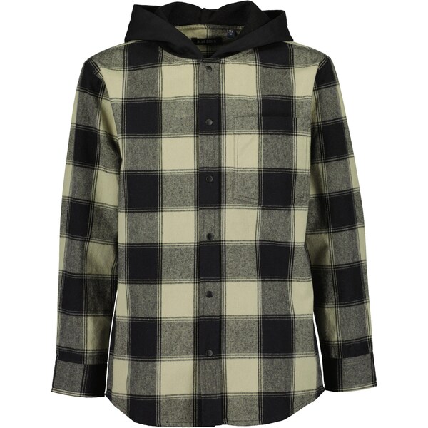 BLUE SEVEN Košeľa pastelovo zelená / čierna 65894533