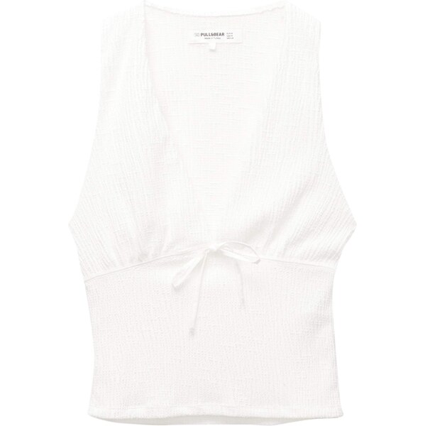 Pull&Bear Top biela 65493921