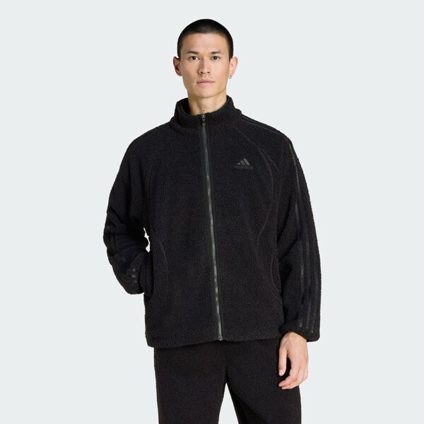 Adidas MIKINA Z HRUBÉHO FLÍSU BORG FLEECE TEAMGEIST TRACKTOP 65494354