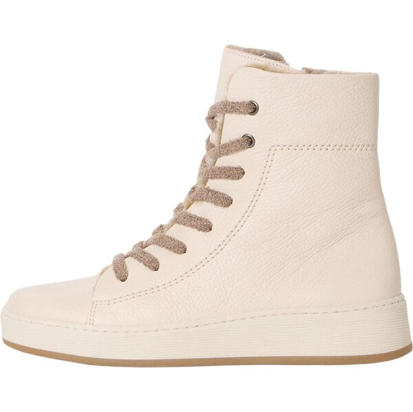 GABOR Šnurovacie členkové čižmy šedobiela 65894506