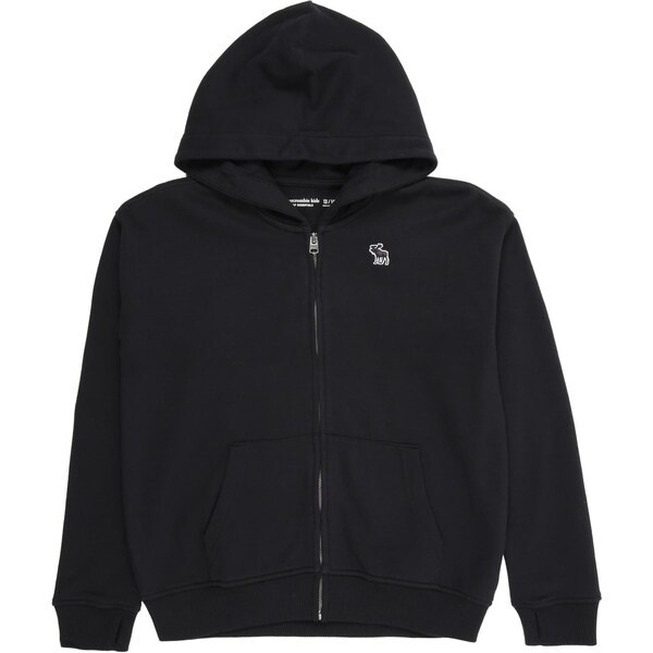 Abercrombie & Fitch Tepláková bunda Essentials antracitová 65894520