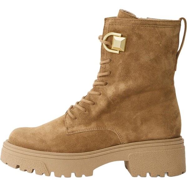 GABOR Šnurovacie členkové čižmy svetlohnedá 65894598