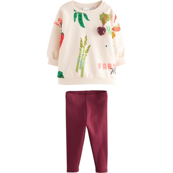 Next Set svetlobéžová / zelená / svetlozelená / bordová 65887851