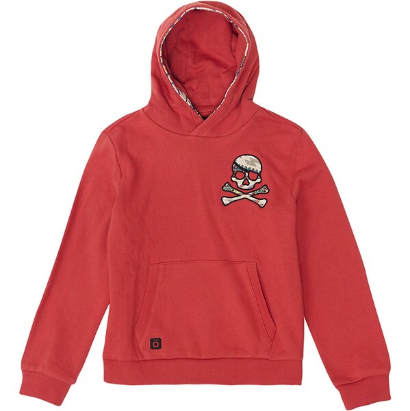 KOROSHI Mikina svetlosivá / tmavooranžová / čierna 65890443