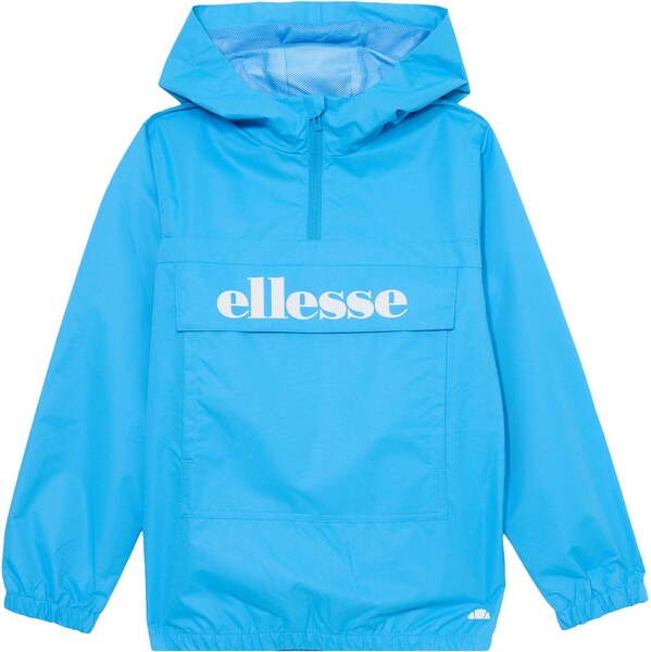 ELLESSE Prechodná bunda DPlazo azúrová / biela 65894583
