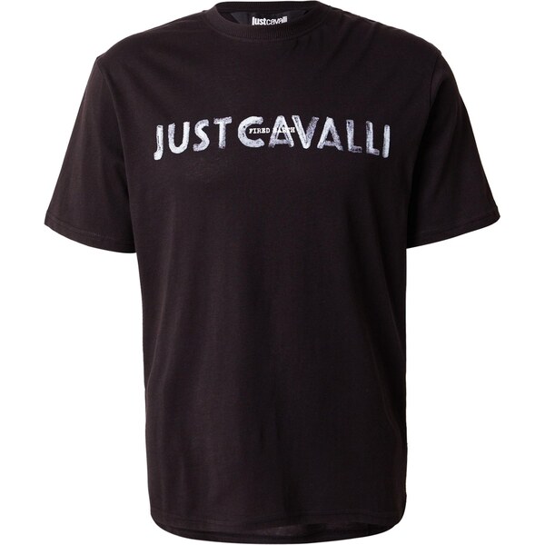 Just Cavalli Tričko svetlomodrá / čierna / biela 65894634